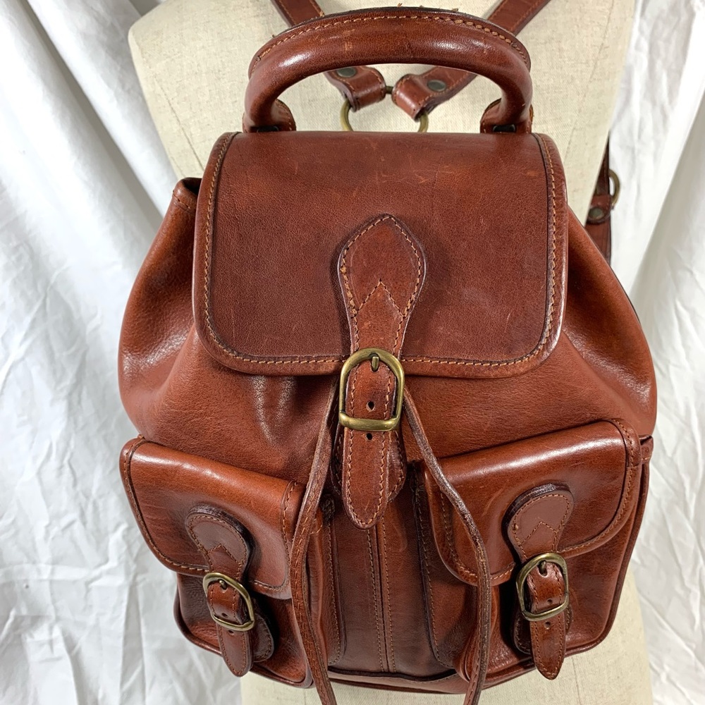 Vintage Leather Women's Backpack